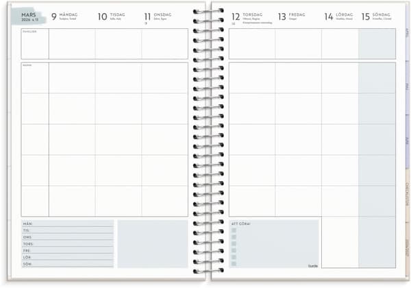 Kalender 25/26 A5 Life Organizer Family Burde