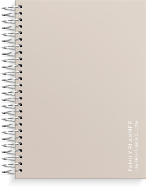 Kalender 25/26 A5 Life Organizer Family Burde