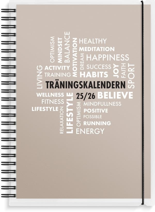 Kalender 25/26 A5 Träningskalender 2i1 Burde