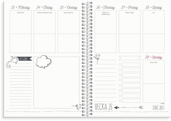 Kalender 25/26 Doodle Burde