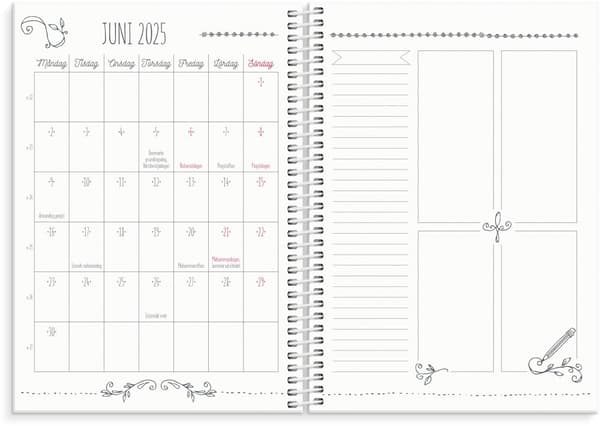 Kalender 25/26 Doodle Burde
