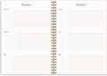 Miniatyrbillede 4 af 7: Kalender 25/26 Life Planner Pink Horisontell Burde