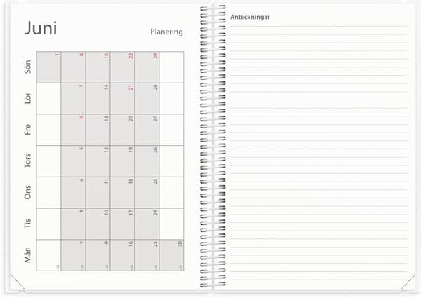 Kalender 25/26 Lärarkalendern Klass Burde