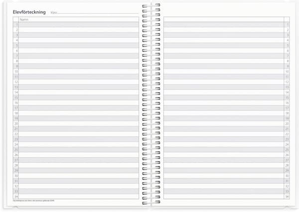 Kalender 25/26 Lärarkalendern Klass Burde