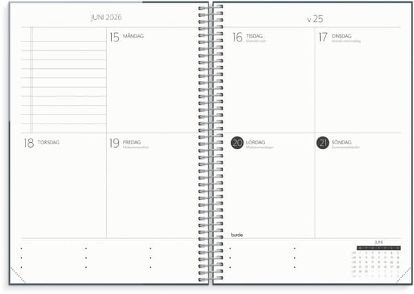Kalender 25/26 Student Planner Burde