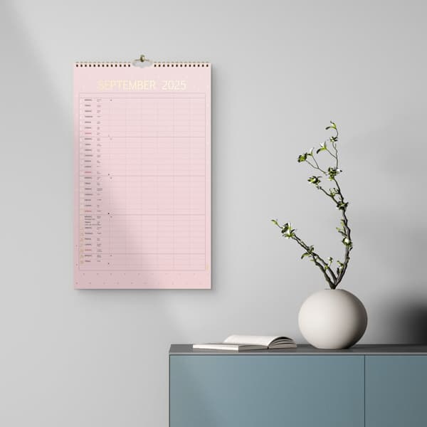 Familjekalender 25/26 Color Burde
