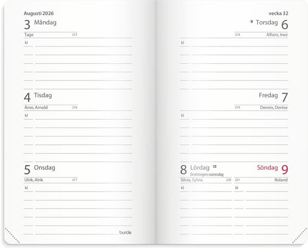 Kalender 25/26 Mini Basic Burde