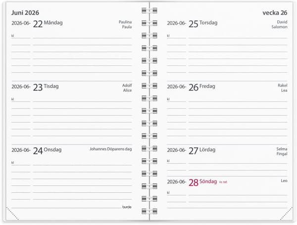 Kalender 25/26 Lilla Studieåret Fashion Line Burde