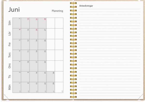 Kalender 25/26 A5 Study Story Rand Burde