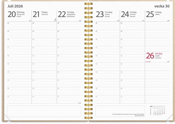 Kalender 25/26 A5 Study Story Rand Burde