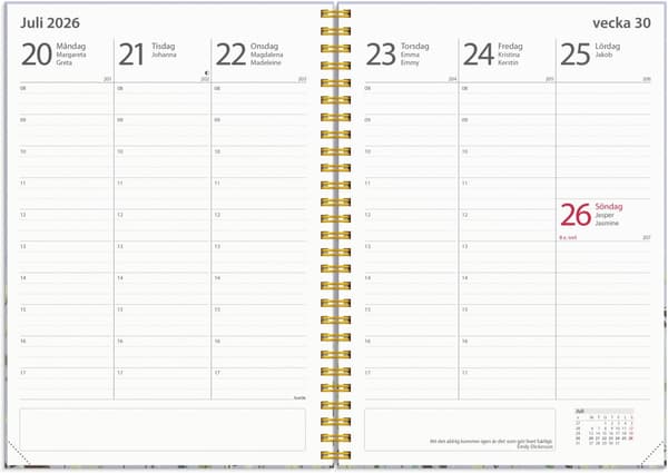 Kalender 25/26 A5 Study Story Äng Burde