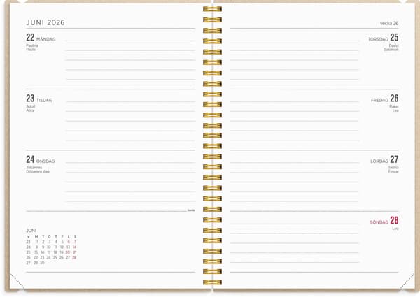 Kalender 25/26 A5 Senator Story Rand Burde