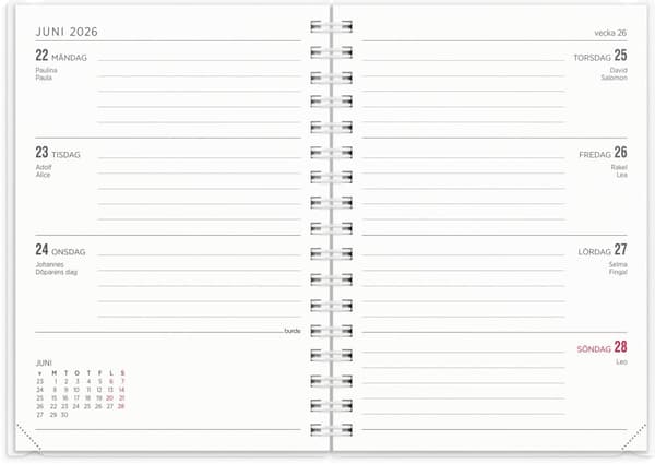 Kalender 25/26 A6 Senator 4i1 Burde