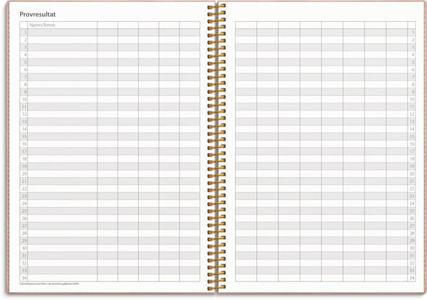 Kalender 25/26 A5 Study Twist rosa Burde
