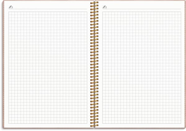 Kalender 25/26 A5 Study Twist rosa Burde