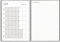 Miniatyrbillede 4 af 8: Kalender 25/26 A5 Study Twist svart Burde