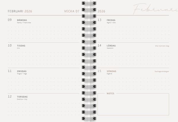 Kalender 25/26 A6 Better Future 18 mån Almanacksförlaget
