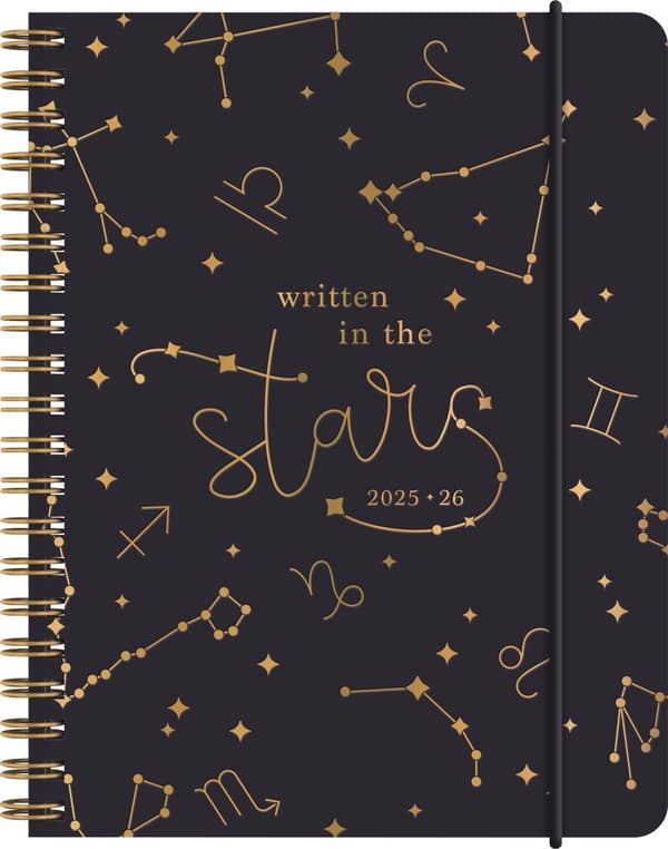 Kalender 25/26 A6 Stars 18 mån Almanacksförlaget