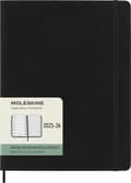 Miniatyrbillede 1 af 5: Kalender 18M 25/26 Classic Soft WeekNote XL Svart Moleskine