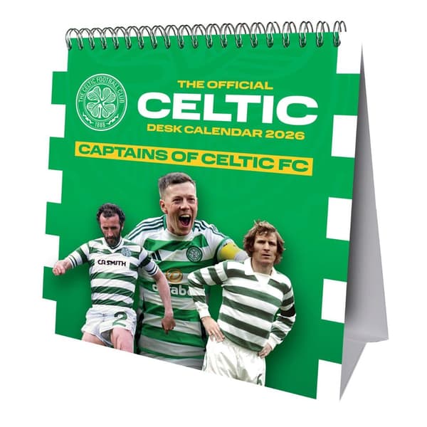Celtic FC 2026 Crest Desktop Calendar CDON