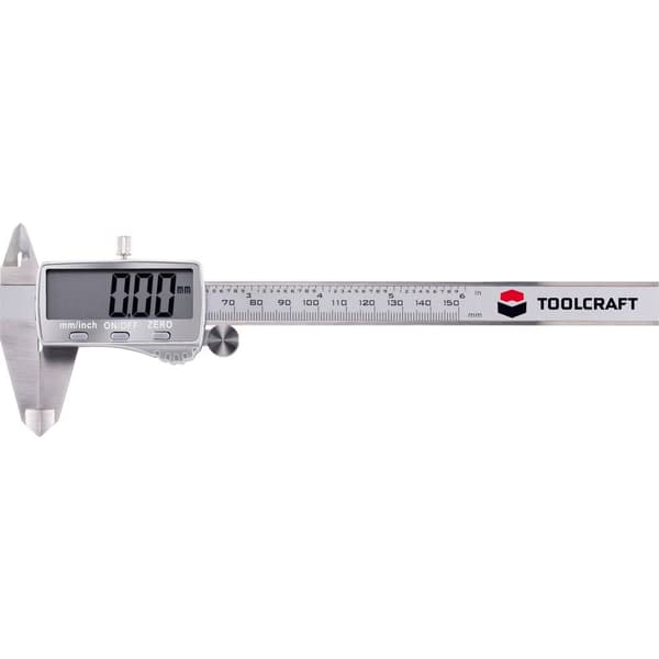 TOOLCRAFT TO-5664642 Digitalt skjutmått 150 mm
