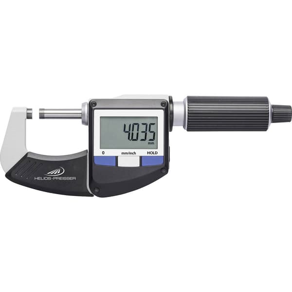 HELIOS PREISSER 1866210 Mikrometer med digital display 0 - 25 mm Avläsning: 0.001 mm