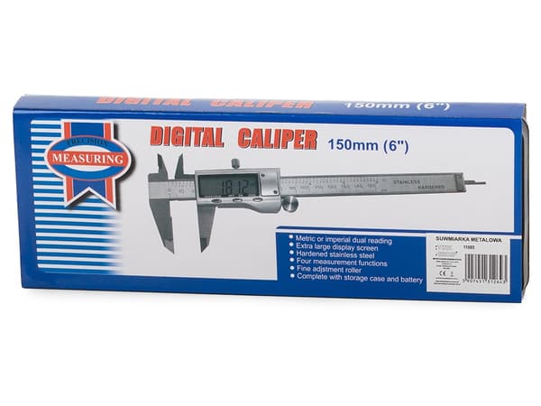 Digitalt Skjutmått i stål 0-150 mm - Noggranhet 0.02 mm