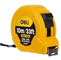 Miniatyrbillede 1 af 10: Stålmålebånd 10m/25mm Deli Tools EDL9010Y (gul)