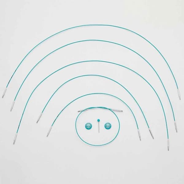 KnitPro - KnitPro Pivoter 360° Utbytbar Kabel för 60cm Nål - 3 Delar