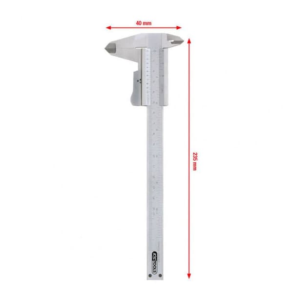 KS TOOLS glidmått dubbla käftar i rostfritt stål 0-150 mm - 300.0510