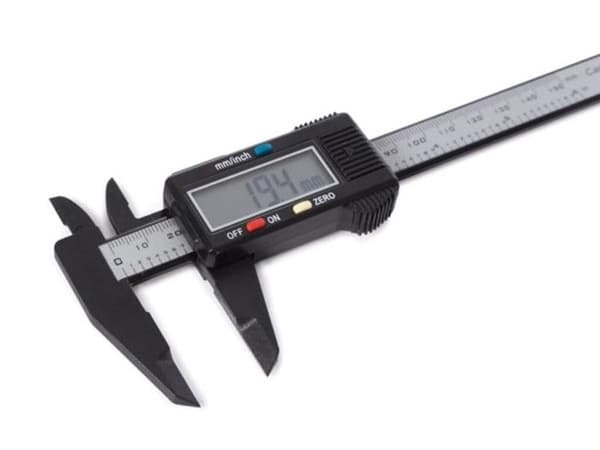 Toolland digital bromsok 150 mm svart/silver