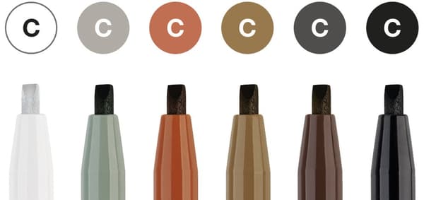 Kalligrafipennor Pitt artist pen Calligraphy 6-pack
