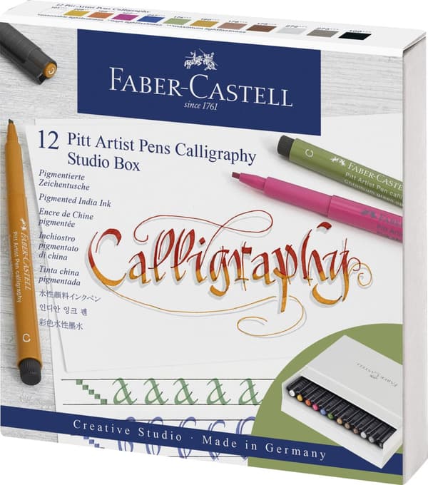 Kalligrafipenn Pitt artist pen Calligraphy 12-pack