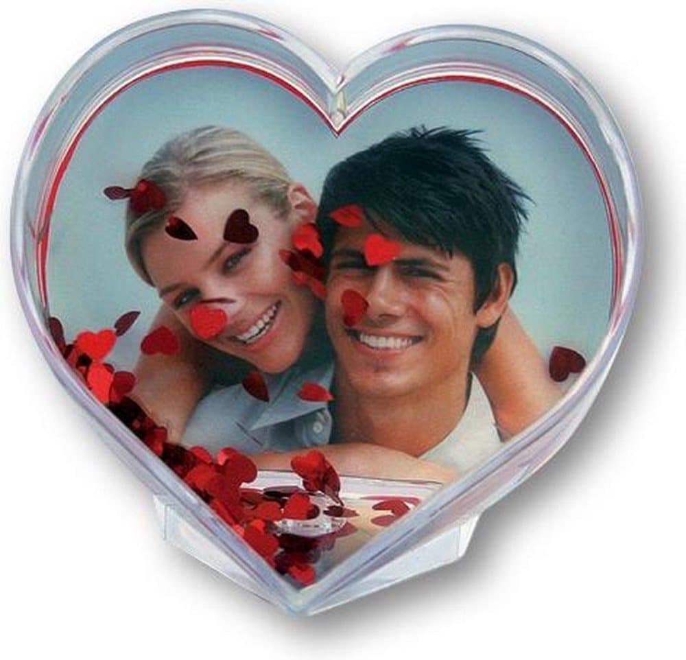 ZEP Photo Globe Cuore 9x9 Resin Frame P9008