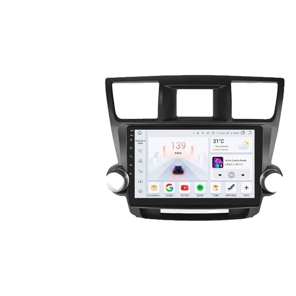 Toyota Highlander Radio, Multimedia Video -soitin, GPS-navigointi, S1-3G 32G-8cores