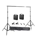 Miniatyrbild 1 av 2: Fotostudio bakgrundsställ, justerbar höjd, bärbar bärväska, 2Mx3M, Nytt tillägg Sandbag