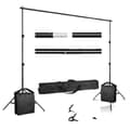 Miniatyrbild 1 av 2: Fotostudio bakgrundsställ, justerbar höjd, bärbar bärväska, 2Mx3M, Nytt tillägg Sandbag