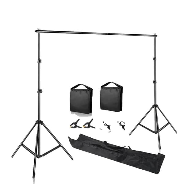 Fotografi baggrundsstøtte kit, bærbart støttesystem, inkluderer bæretaske., 2000x2000, Opgraderingspakke 2