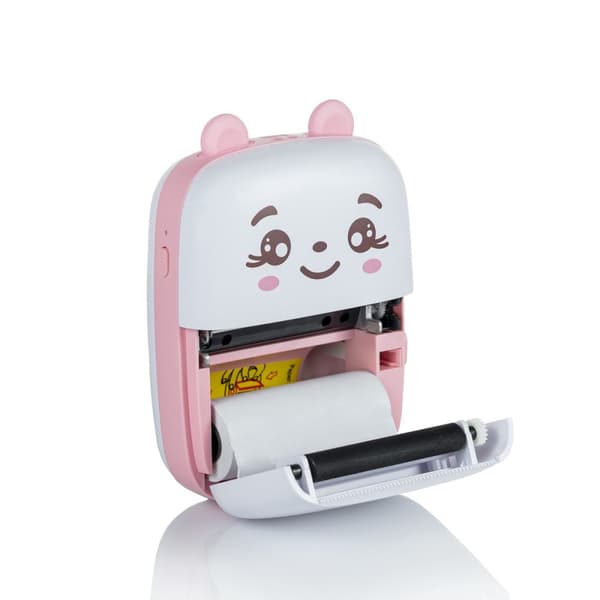Extralink EPP-001 Pinkki | Minilämpötulostin | Bluetooth, USB-C, 1200 mAh, 210 dpi