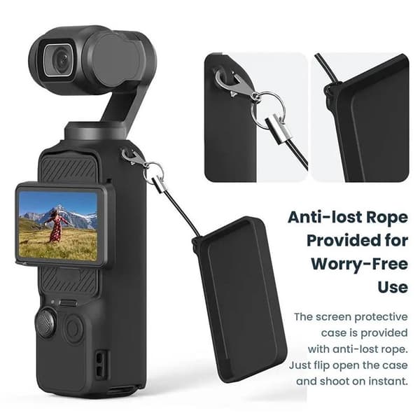 aMagisn silikone cover 6i1 til DJI Osmo Pocket 3 - Grå