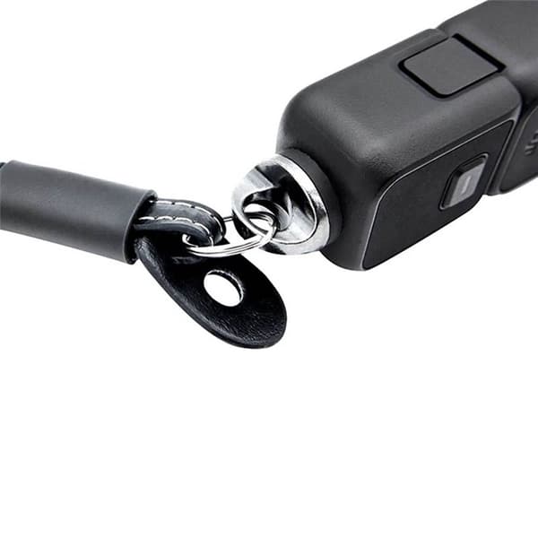 Læderhåndledsrem med skruebeslag til DJI Osmo Pocket 3 - Sort