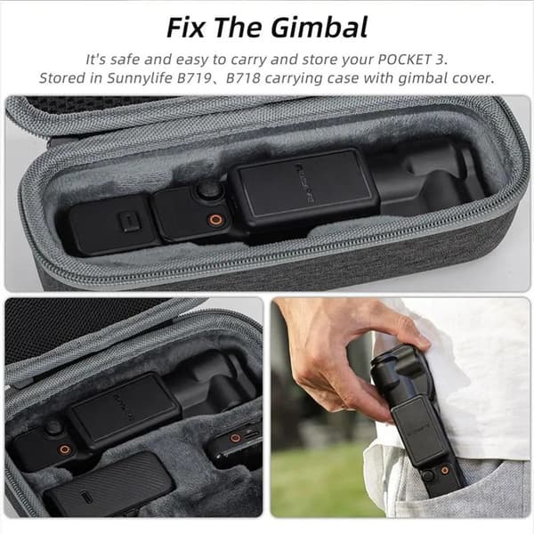Sunnylife 2i1 gimbal og skjermbeskytter for DJI Osmo Pocket 3