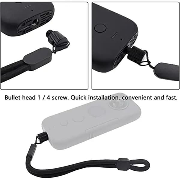 Håndleddsrem med skrufeste for Insta360 X4 - Svart