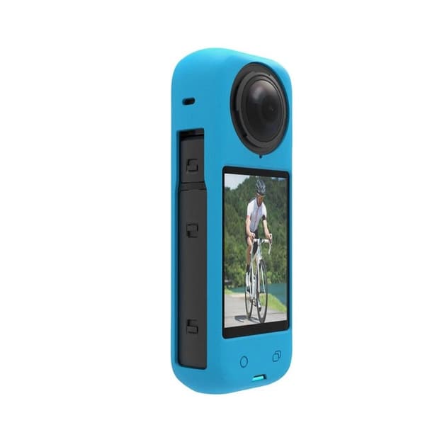 Silikoncover 2i1 Insta360 X4 - Blå