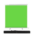 Miniatyrbillede 1 af 2: Chroma Key Grøn Skærm, Bærbar og Sammenklappelig, Krølfri Stof,150 cm 200 cm