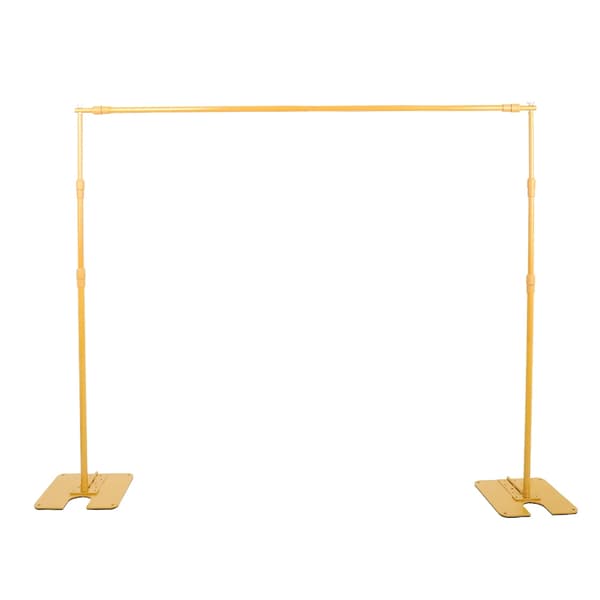 Bakgrundsställning, Justerbar Höjd, Hållbar Metallkonstruktion,Ny Gul 2,4x3M