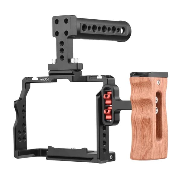 Kamerabur, kompatibel med Sony A7-serien, holdbar konstruktion i aluminiumlegering,Sort-Type 3