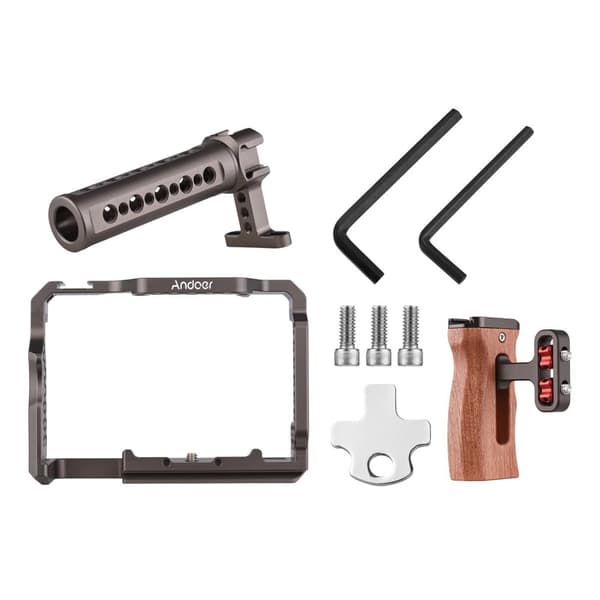 Kamerabur Kit, Passer til Sony A7R III/A7 II/A7 III, Holdbart Aluminiumlegering,sort farve