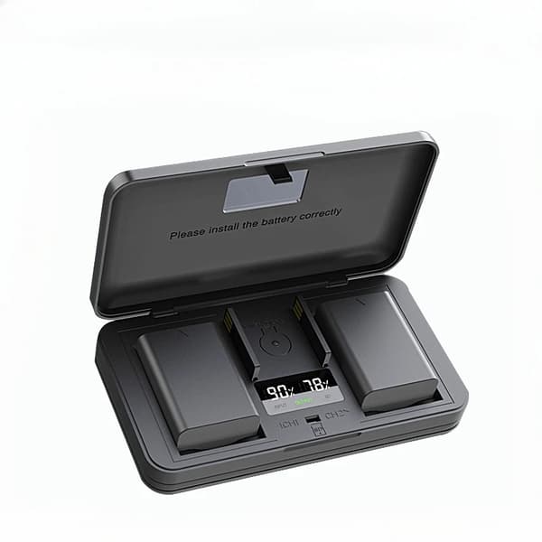 EN-EL25 Kamera Batteri, 1350mAh Kapacitet, Dobbelt Opladningsudgang,2 Batteri 1 Oplader