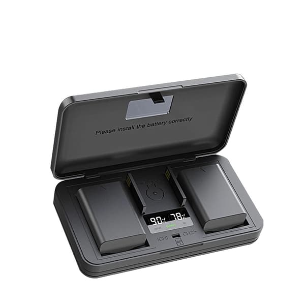EN-EL25 Kamera Batteri, 1350mAh Kapacitet, Dobbelt Opladningsudgang,2 Batteri 1 Oplader